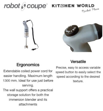 เครื่องผสมอาหารแบบมือถือ ROBOT COUPE MICROMIX 34900 MA0912 กำลังไฟ 220 วัตต์_4